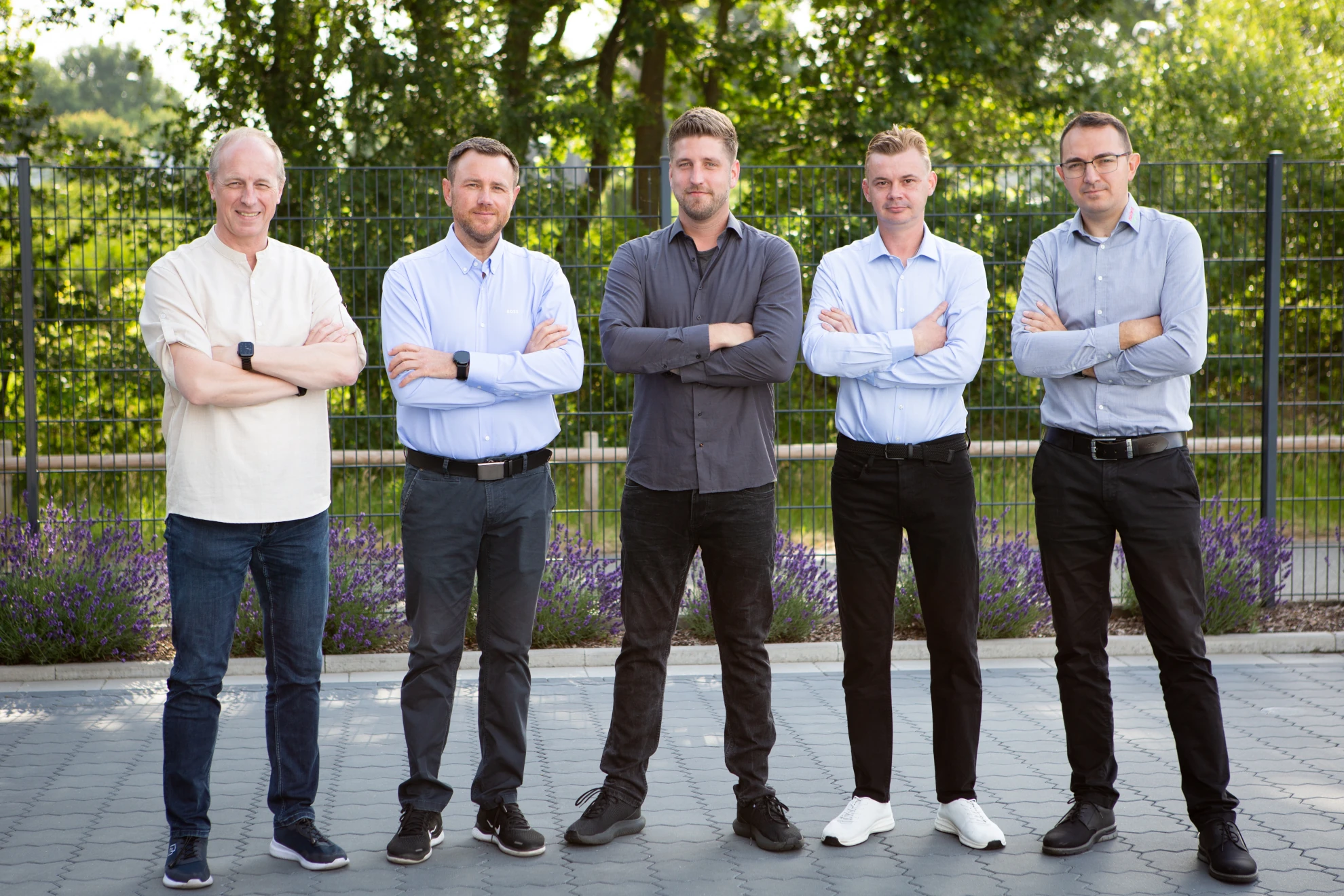 Das FEN-Team – Von Links: Andreas Meyer, Alexander Hellwig, Oliver Kern, Alexander Koppel, Aleksandr Majer